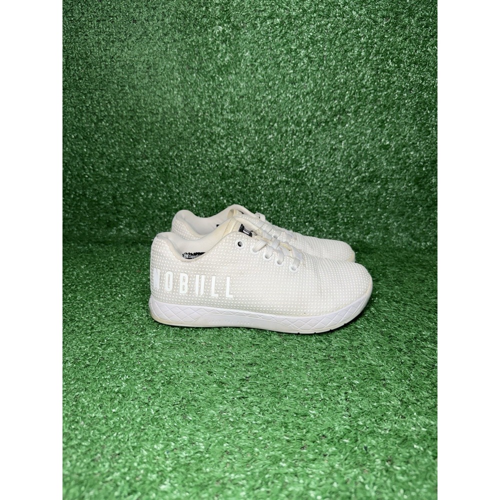 NOBULL Trainers Womens Size 5 White Running Comfort Shoes Cross Fit Sneakers